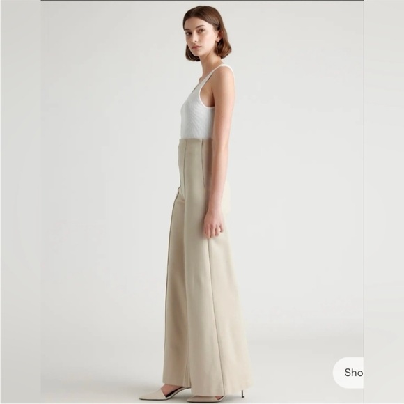 NWT Quince Ultra Point wide leg pants SZ M - Picture 5 of 9